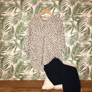 Lush 3/4 Sleeve Blouse